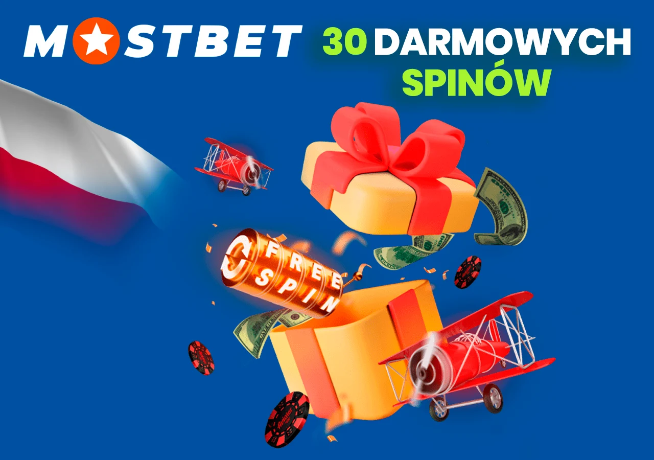 Zarejestruj się w Mostbet i odbierz 30 darmowych spinów